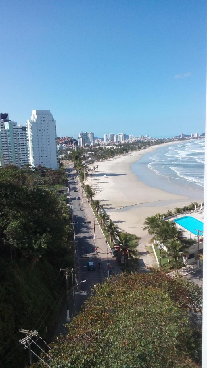 Apartamento Frente Para O Mar ,50 M Da Praia , Ar Condicionado Todos Quartos Apartamento Guarujá Exterior foto